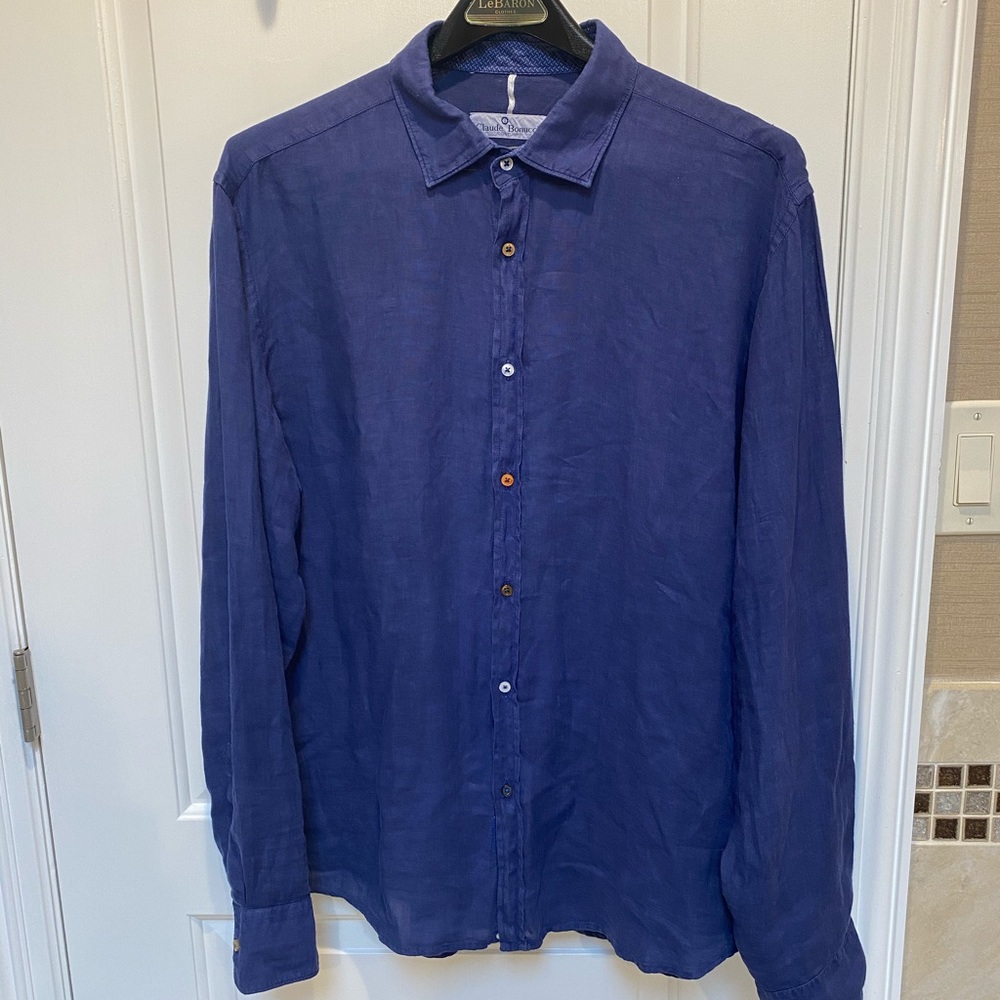 Claude Bonnuci Linen Button Down
